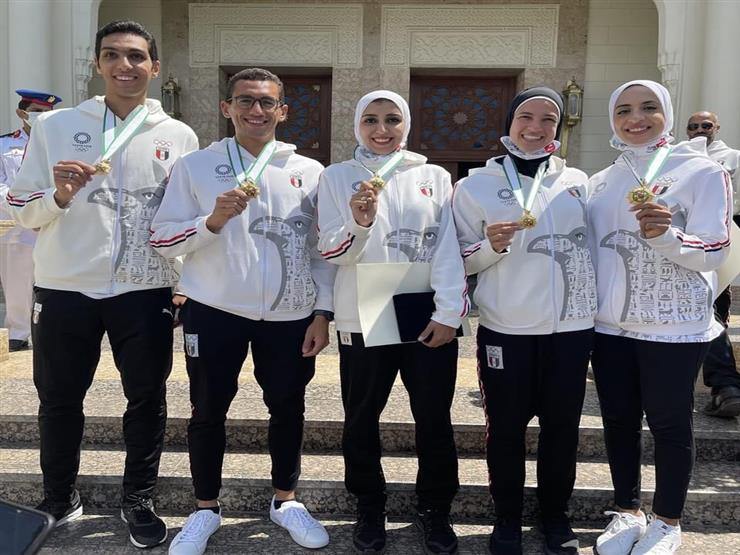 الرئيس عبدالفتاح السيسي يُكرم أبطال أولمبياد طوكيو بقصر الاتحادية الرئيس عبدالفتاح السيسي يُكرم أبطال أولمبياد طوكيو بقصر الاتحادية