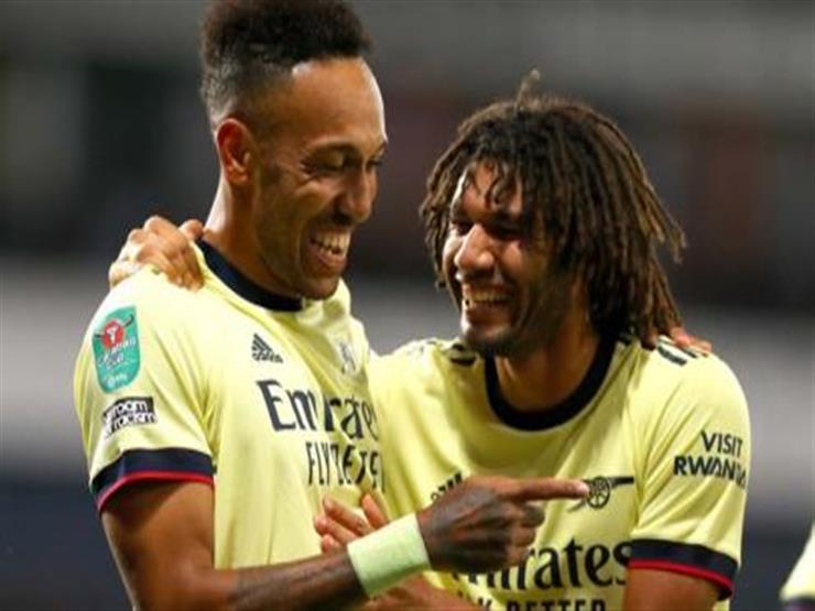 أرسنال يسحق بروميتش في كأس الرابطة بمشاركة النني أرسنال يسحق بروميتش في كأس الرابطة بمشاركة النني
