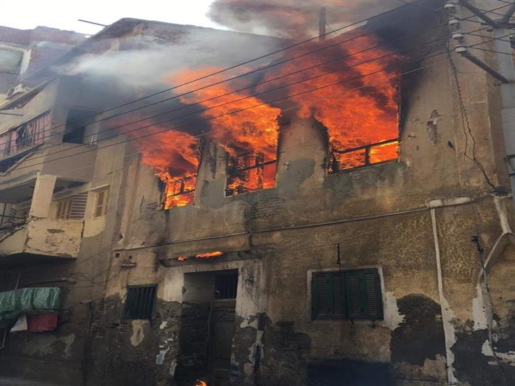 إصابة سيدة اشتعلت فيها النار إثر حريق منزل ببورسعيد 