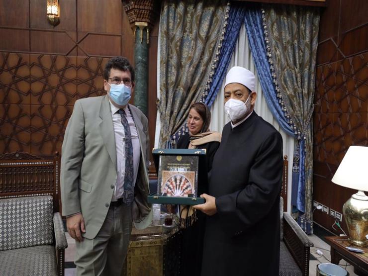 الإمام الأكبر لوفد فرنسي: الأزهر مؤتمنٌ على بيان الإسلام الحقيقي للناس الإمام الأكبر لوفد فرنسي: الأزهر مؤتمنٌ على بيان الإسلام الحقيقي للناس