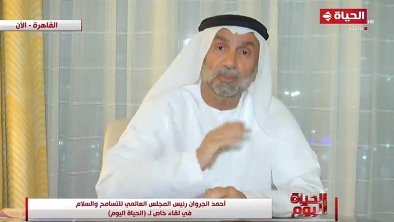 أحمد الجروان: الرئيس السيسي ينشر المحبة والسلام في الوطن العربي