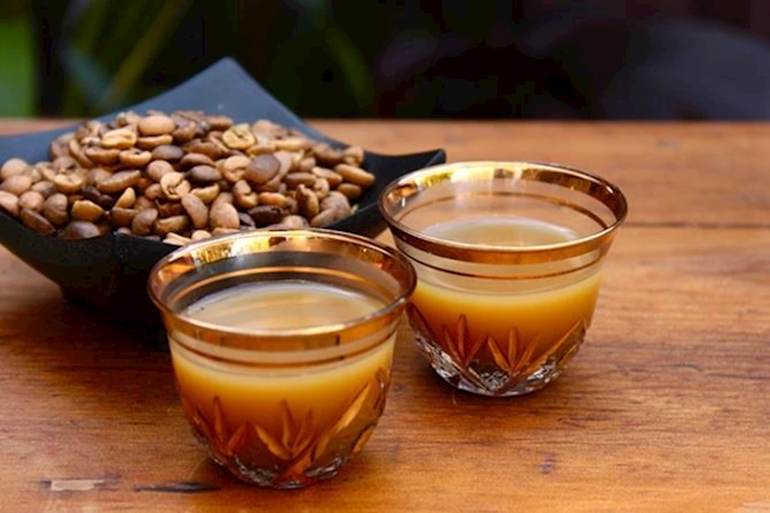 القهوة بزيت الزيتون