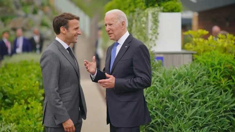 الرئيس الفرنسي يستقبل نظيره الأمريكي اليوم في باريس