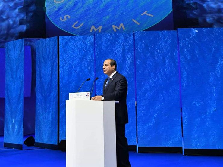 Texte du discours du président El-Sisi lors du sommet « One Ocean » en France