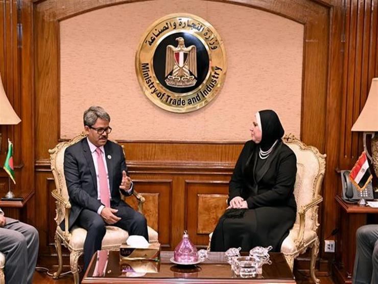 اللقاء بين الوزيرة والوفد