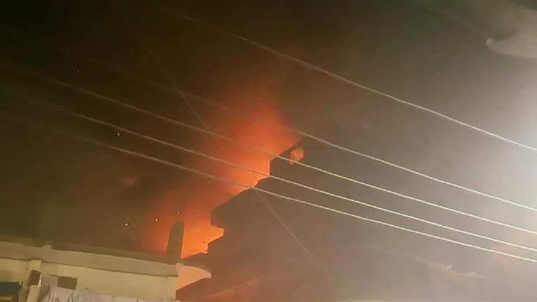 Controlling a massive fire in Benha (video) - Archyde