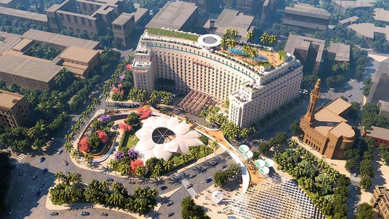 Changement de nom du complexe Tahrir.  Détails sur la conversion du plus grand bâtiment gouvernemental en hôtel
