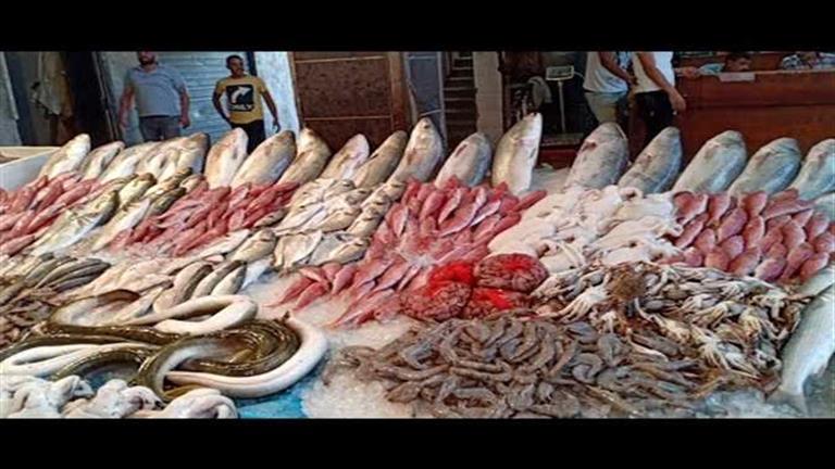 انخفاض أسعار السمك البلطي والبوري وارتفاع المكرونة بسوق العبور اليوم