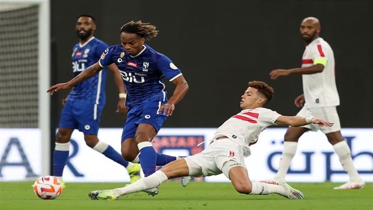 شيكابالا من مباراة الزمالك والهلال