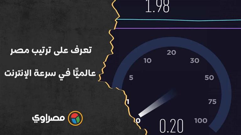 ترتيب مصر عالميًّا في سرعة الإنترنت:  خيبة الموبايل والأرضي يكسب