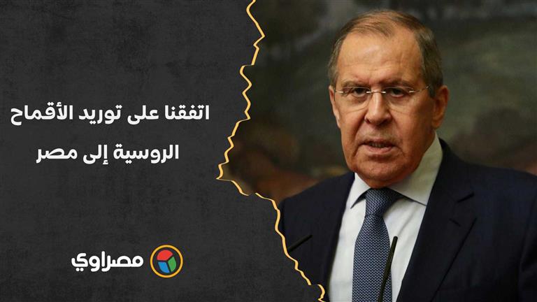 لافروف: اتفقنا على توريد الأقماح الروسية إلى مصر.. بالإضافة لتعاون عسكري وتقني