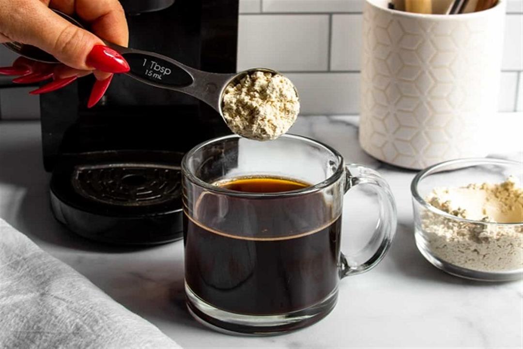 القهوة بالبروتين