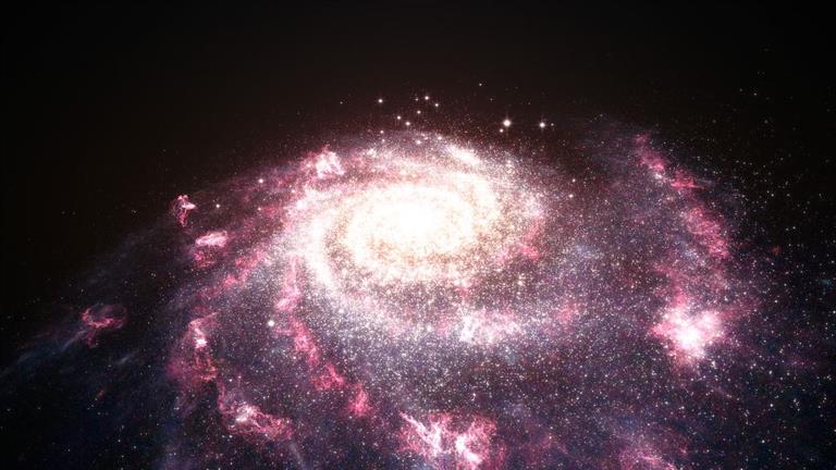 صورة: جيمس ويب يحل اللغز الكوني.. سر الضوء الساطع في مجرات ولادة الكون