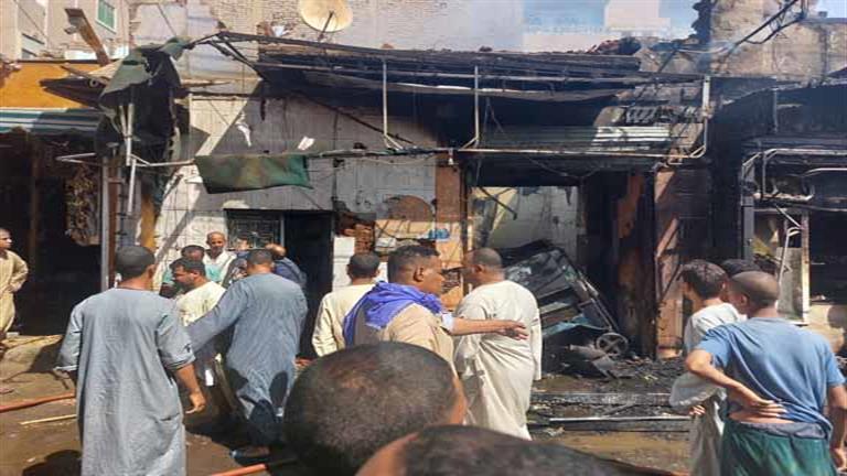 احتراق مخبز سياحي بسبب انفجار أسطوانة بوتاجاز في الأقصر - صور