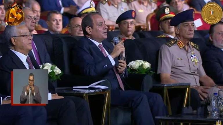 السيسي: الجيش المصري كسر حاجز الخوف وفارق القوة الضخمة خلال حرب أكتوبر