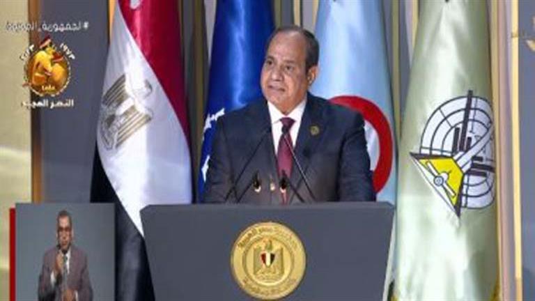 السيسي: نصر أكتوبر الفريد يستوجب الوقوف أمامه لعقود للتعلم والتدبر