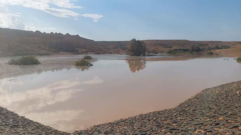 متحدث الري: كمية مياه الأمطار المتجمعة خلف سد إسماعيل بمرسى مطروح تصل إلى 175 ألف متر مكعب