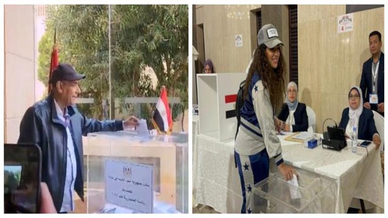 أحمد بدير في بيروت وآيتن عامر في السعودية.. النجوم يدلون بأصواتهم الانتخابية