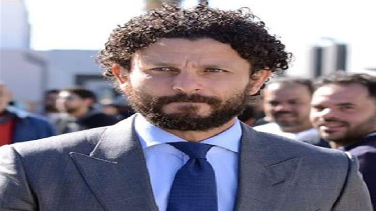 سيلفي حسام غالي مع نجله من حفل زفاف محمد هاني (صورة)