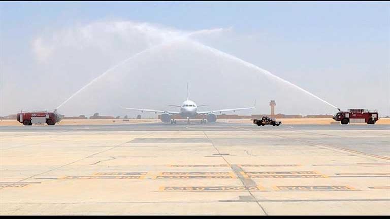 "رش المياه احتفال".. كيف تحتفل المطارات بالطائرات وافتتاح الخطوط الجديدة؟