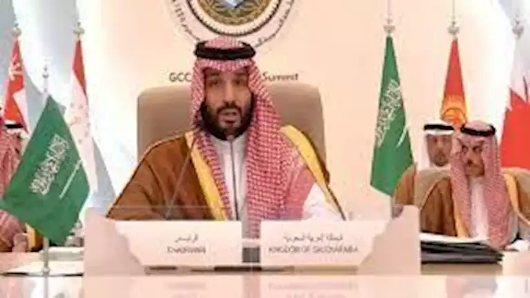 ولي العهد السعودي يبحث مع نائب الرئيس الفلسطيني العمل لدعم القضية الفلسطينية