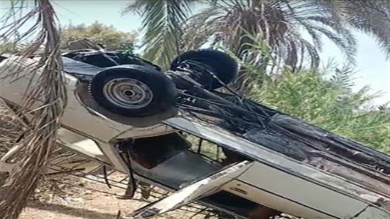 مصرع 3 وإصابة آخر في حادث على الطريق الصحراوي بأسيوط 