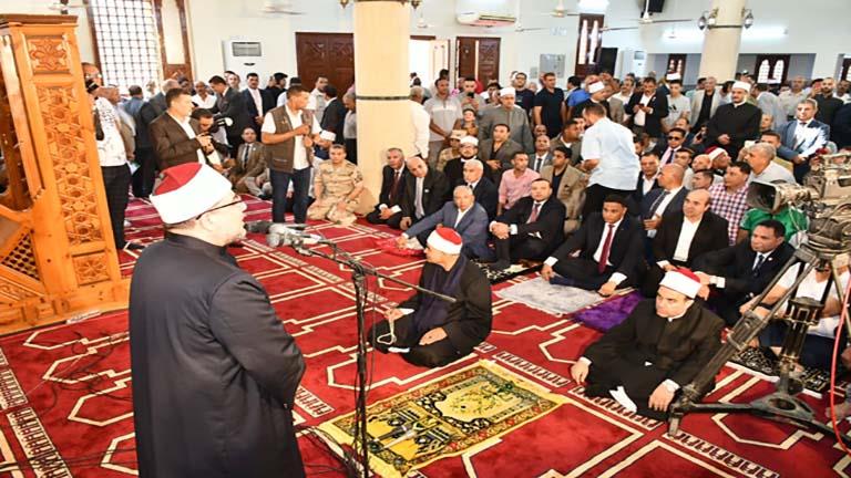 وزير الأوقاف: تطوير المساجد جزء من النهضة الشاملة بالجمهورية