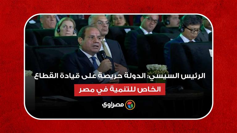 الرئيس السيسي: الدولة حريصة على قيادة القطاع الخاص للتنمية في مصر