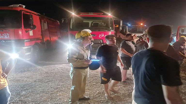 اعتقال 9 أشخاص مشتبه بهم عقب حريق نينوى 