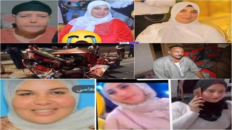 7 جثامين محمولة إلى المقابر.. محافظ الشرقية ينعى ضحايا كفور نجم المتوفين في حادث