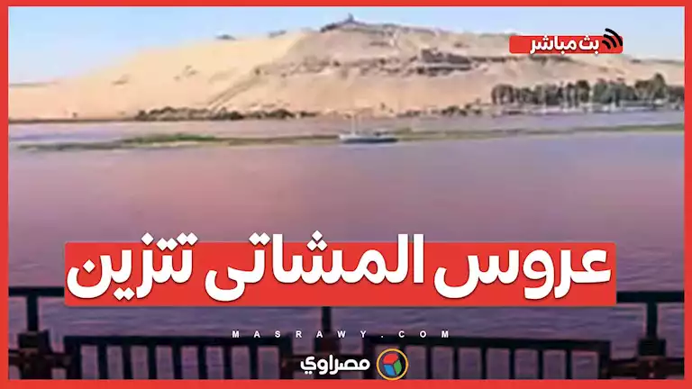 عروس المشاتى تتزين.. تركيب الممشى الزجاجي على كورنيش النيل بأسوان