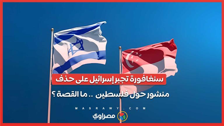 سنغافورة تجبر السفارة الإسرائيلية على حذف منشور حول فلسطين  .. ما القصة ؟