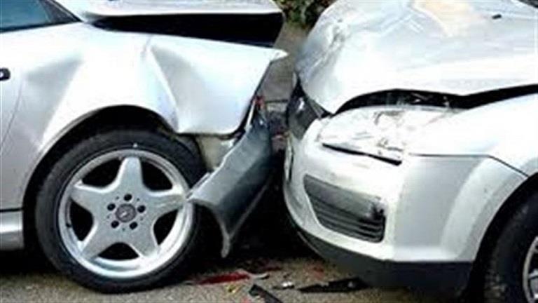 3 مصابين في تصادم سيارتين أعلى نفق الفريق سعد الدين الشاذلي
