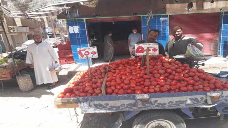 الطماطم بـ 5 والبصل بـ 12 جنيها.. تعرف على أسعار الخضار والفاكهة في سوق السيل بأسوان