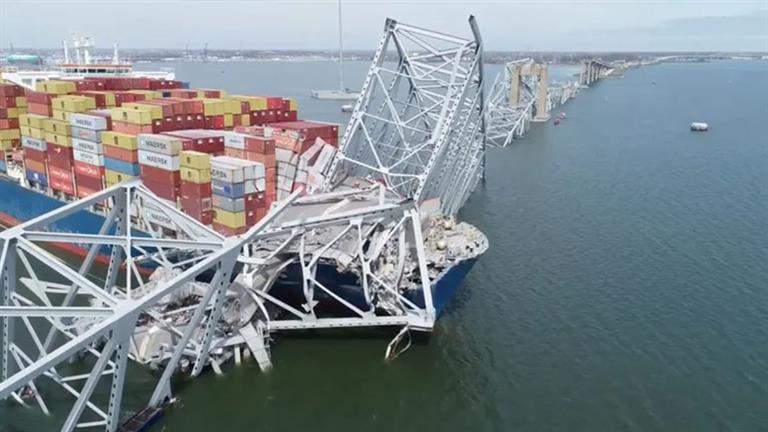 انهيار جسر بالتيمور يؤدي إلى تحويل مسار الرحلات البحرية وينقلها إلى فيرجينيا