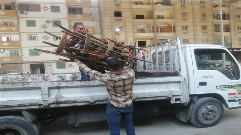 الجيزة: رفع 1600 حالة إشغال وتعدٍ على الطريق العام بعدد من الأحياء