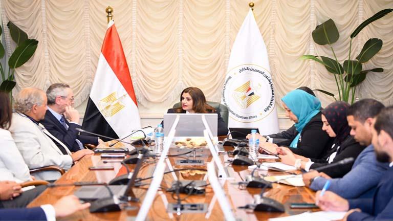 وزيرة الهجرة: نتعاون مع مختلف المؤسسات لإتاحة فرص التدريب والتأهيل للشباب المصري
