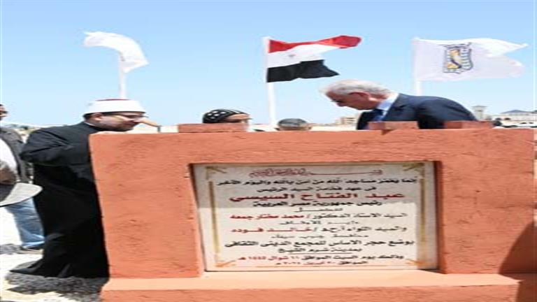 وزير الأوقاف ومحافظ جنوب سيناء يضعان حجر أساس أول مجمع ديني ثقافي خدمي