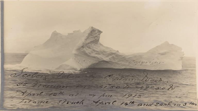 أول صورة للجبل الذي أغرق تيتانك.. أين ذهب بعد الكارثة؟