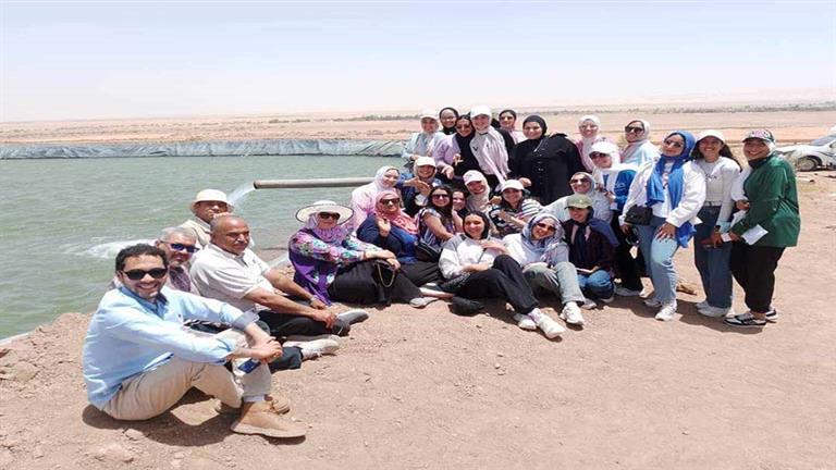 بالصور.. الوادي الجديد تستقبل 120 طالبًا وطالبة من كلية آداب جامعة حلوان