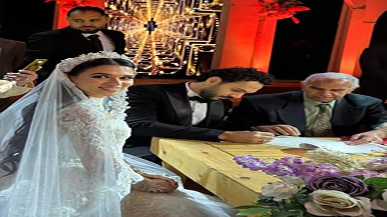 بالصور.. زفاف مهاب طارق مؤلف مسلسل "جعفر العمدة" و"نعمة الأفوكاتو"