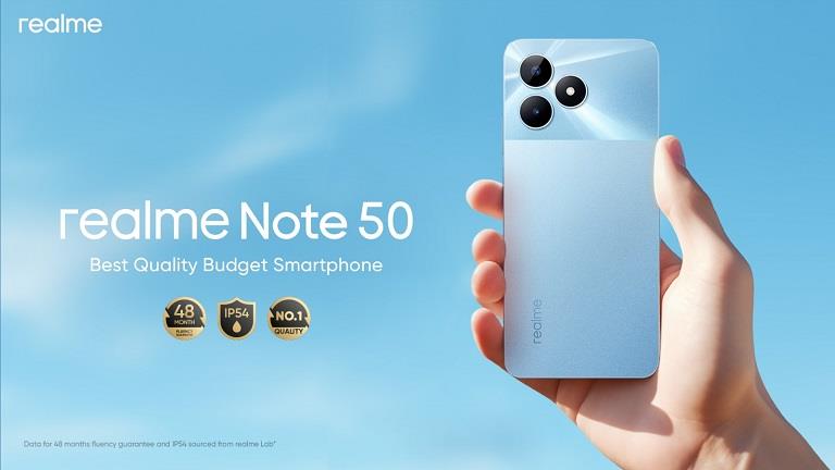 ريلمي تطرح سلسلة نوت الجديدة  و تطلق أول هاتف   realme note 50الجديد بتصميمه الأنيق وإمكانياته المتقدمة