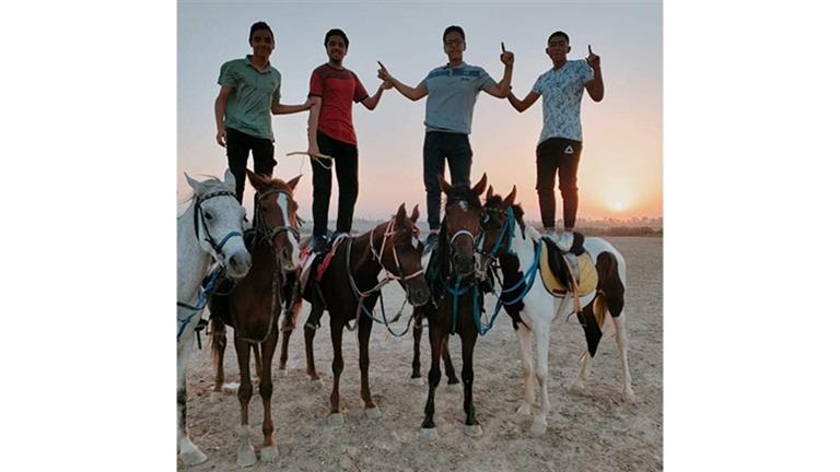 "دمو" من موقع لتجمع العمال إلى قرية الألف مدرب في ترويض الخيول بالفيوم - صور   