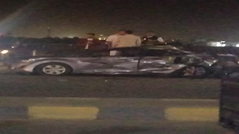 مصرع شخص صدمته سيارة طائشة في بني سويف