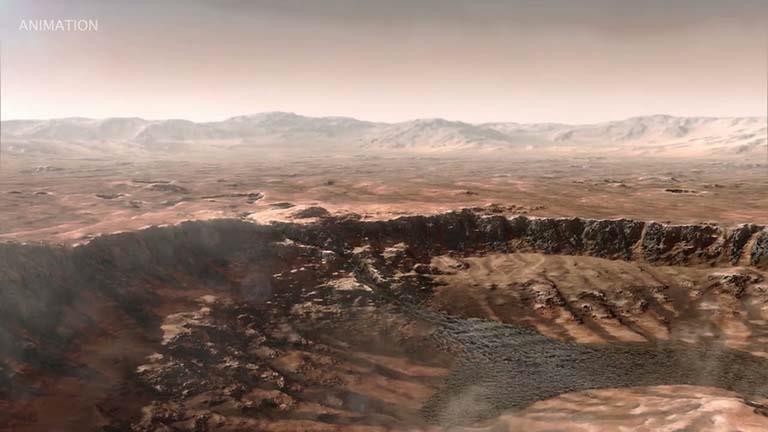 بالصور.. هنا كانت المياه موجودة على سطح المريخ