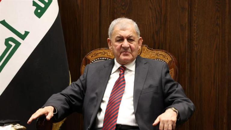الرئيس العراقي يؤكد دعمه للشعب الفلسطيني لنيل حقوقه