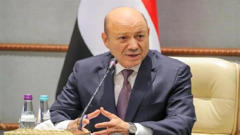 رئيس مجلس القيادة الرئاسي اليمني يؤكد دعم اليمن للقضية الفلسطينية