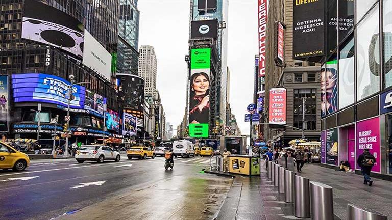 Spotify يسلط الضوء على الموسيقى الخليجية في ساحة "نيويورك تايمز سكوير" 