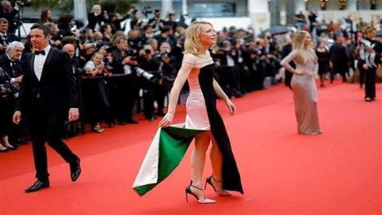 علم فلسطين وحجاب في أبرز إطلالات سابع أيام مهرجان كان