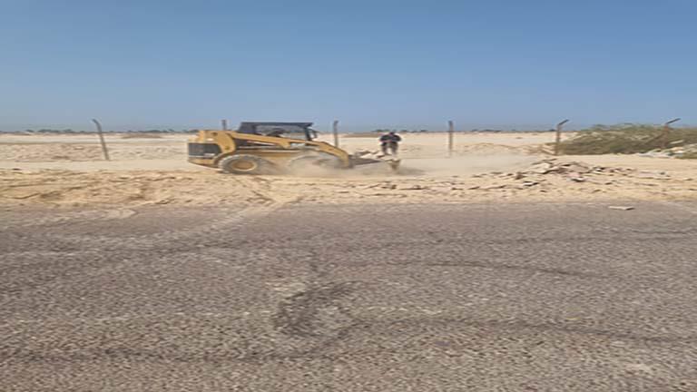 رفع 150 طن مخلفات في مدينة أبو زنيمة (صور)